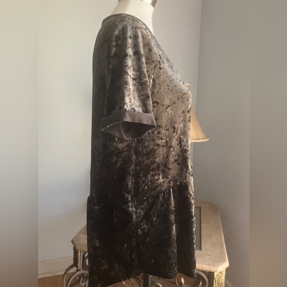 Altar'd State crushed velvet, baby doll top SZ M Boho chic - Picture 9 of 16